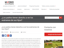 Tablet Screenshot of madridconladislexia.org